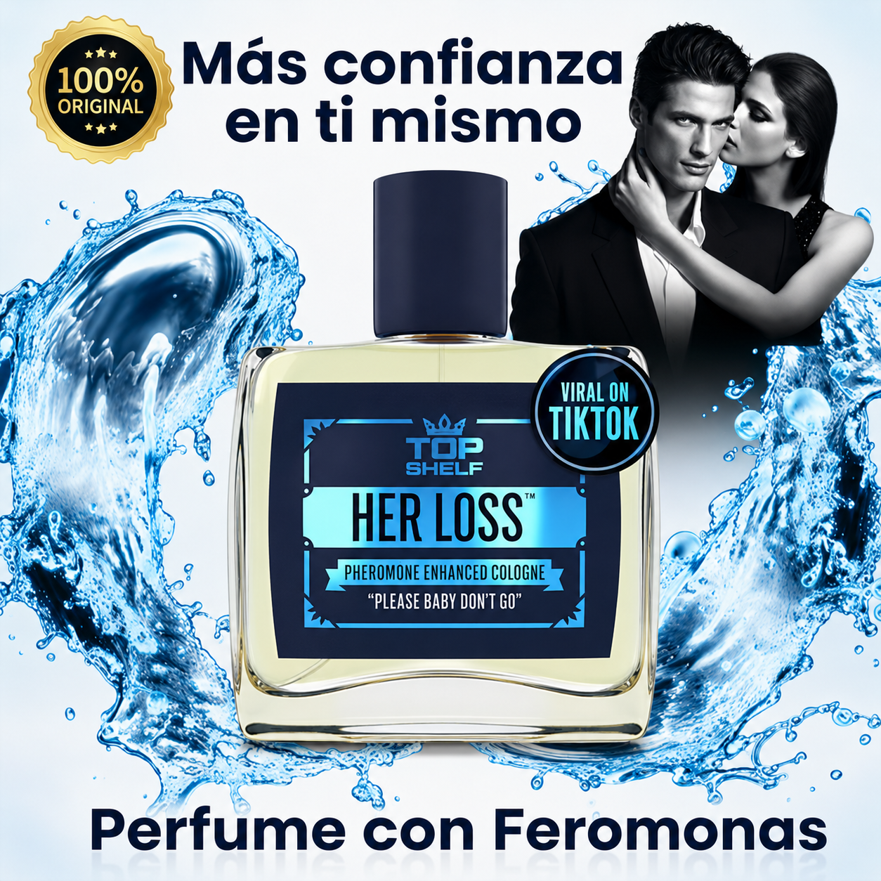 ¡Deja de ser Invisible! - "Her Loss®" Perfume con Feromonas para Hombres 💎