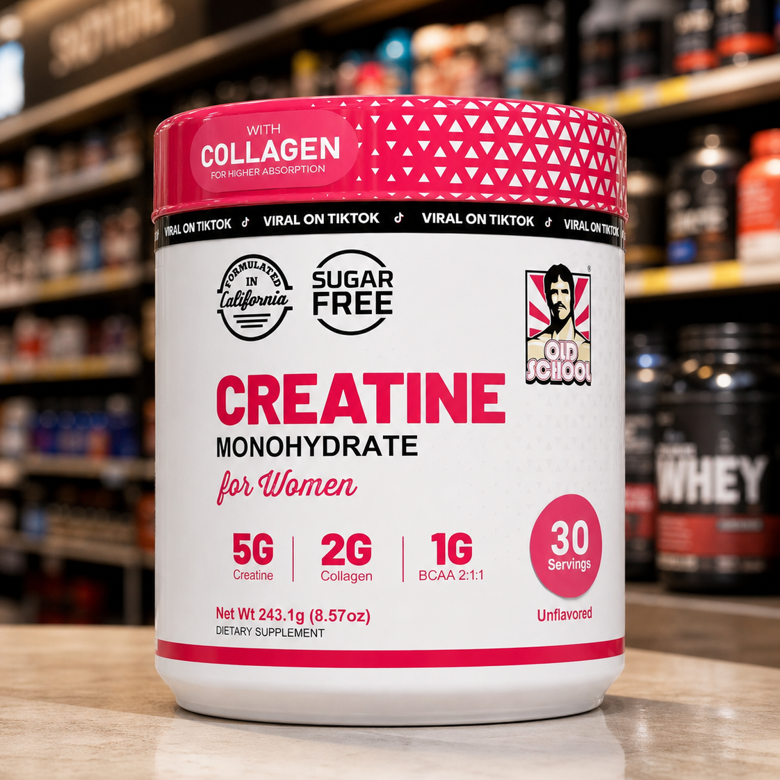 Creatine Monohydrate Powder for Women